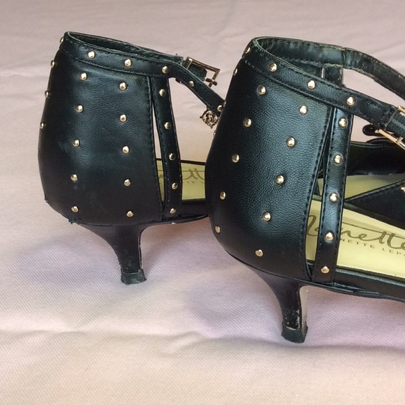 FINAL SALE PRICE Nanette Lepore 7M Studded Kitten Heels - Picture 4 of 5